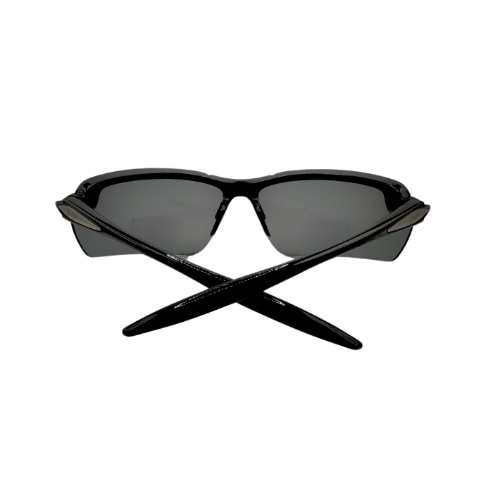 SPORT SUNGLASSES BROWLINE WIDE FACE UV400 (HK24667)