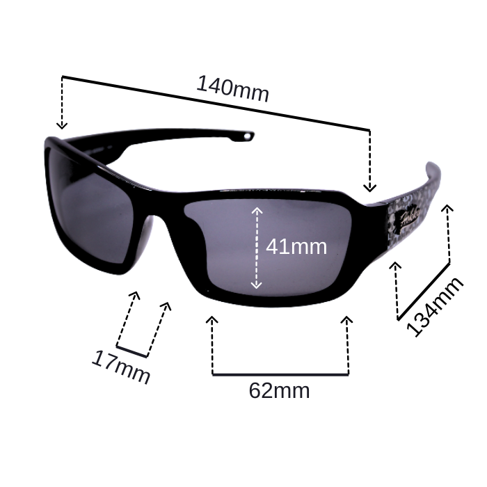 SPORT POLARIZED SUNGLASSES MOTOR WRAP HK24742