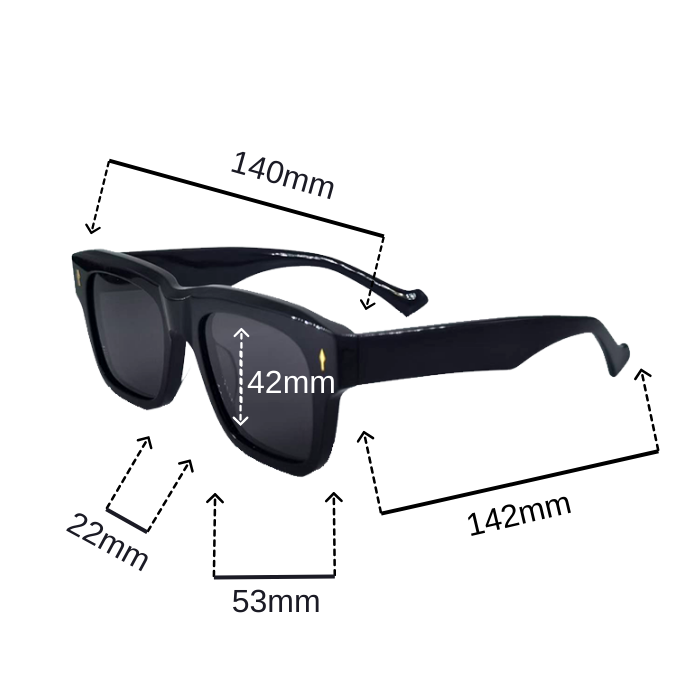 LIFESTYLE POLARIZED SUNGLASSES ACETATE MODERN HK252104
