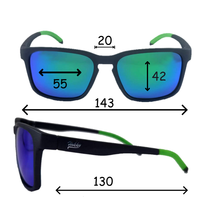 LIFESTYLE SUNGLASSES MODERN SQUARE POLARIZED0 (HK2414002)