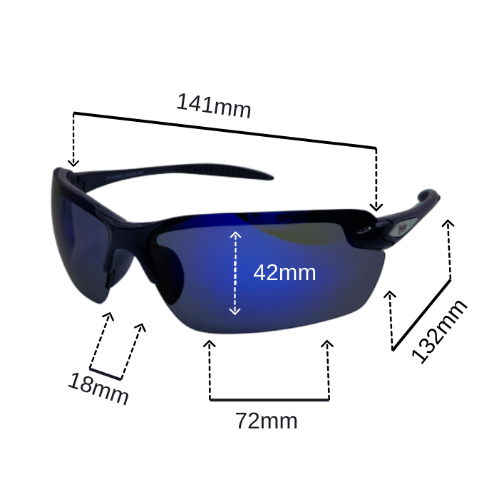 SPORT POLARIZED SUNGLASSES RUNNING BROWLINE HK24667