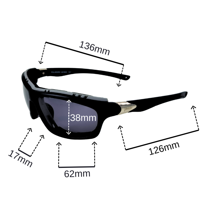 SPORT POLARIZED SUNGLASSES WRAP  HK24928
