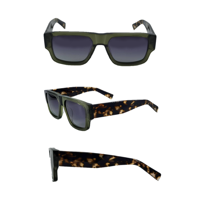 LIFESTYLE POLARIZED SUNGLASSES ACETATE RETRO HK252126