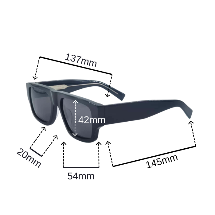 LIFESTYLE POLARIZED SUNGLASSES ACETATE RETRO HK252126