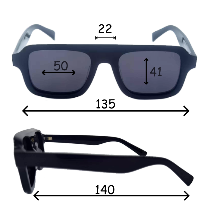 LIFESTYLE SUNGLASSES RECTANGLE POLARIZED0 (HK2532101)