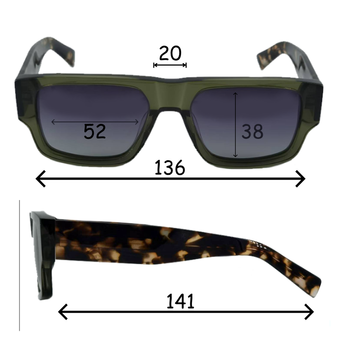 LIFESTYLE SUNGLASSES RETRO AVCETATE POLARIZED (HK2532126)
