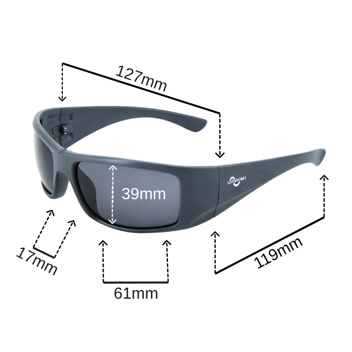 SPORTS POLARIZED SUNGLASSES FISHING WRAP