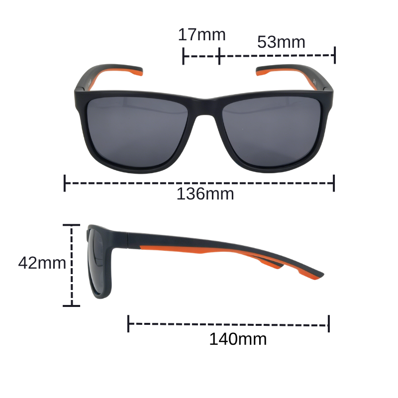 DAILY-FLEXIBLE PRESCRIPTION COMPATIBLE LIFESTYLE POLARIZED SUNGLASSES