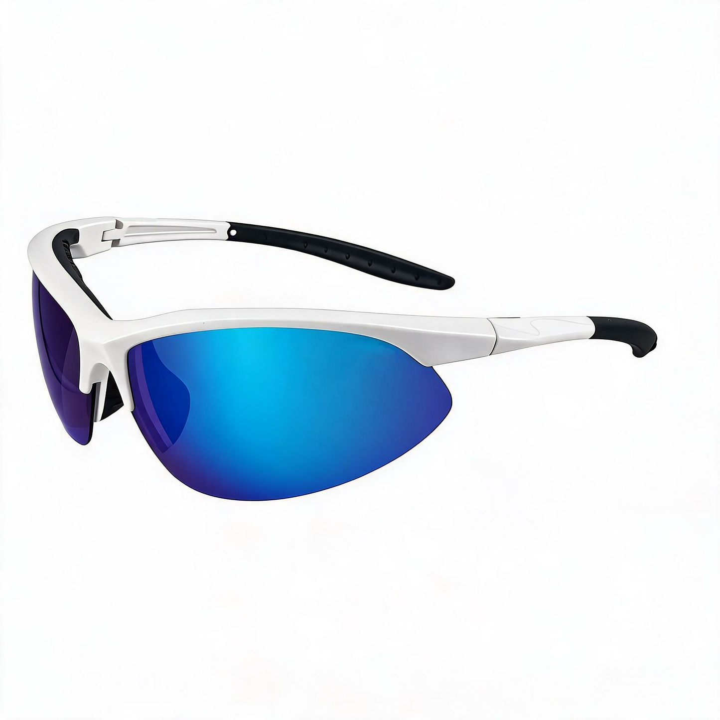FLEXIBLE HALF-RIM SPORT POLARIZED SUNGLASSES