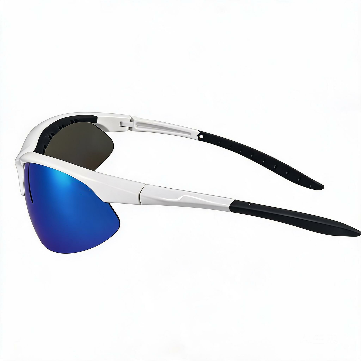FLEXIBLE HALF-RIM SPORT POLARIZED SUNGLASSES