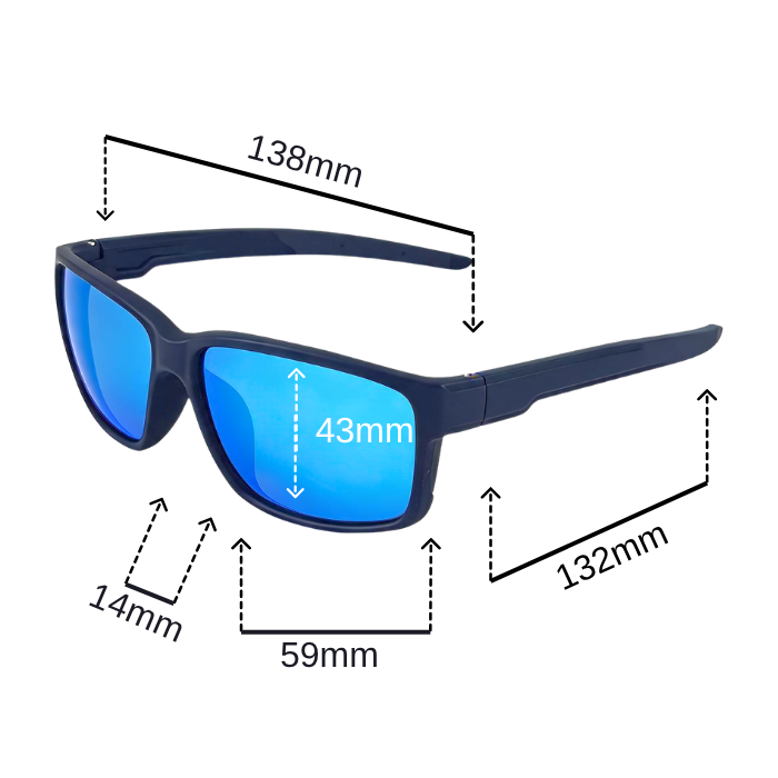 SPORT IMPACT RESISTANCE POLARIZED SUNGLASSES