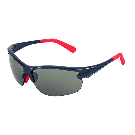 FLEXIBLE HALF-RIM SPORT POLARIZED SUNGLASSES